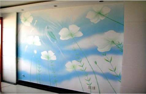 道真画墙绘怎么画好白云的蓬松感？