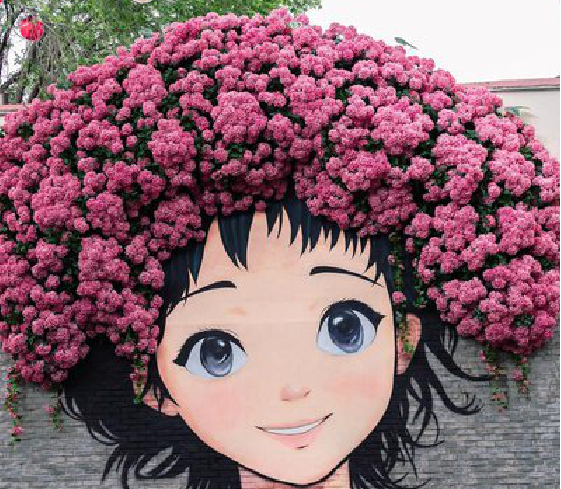 道真墙体彩绘-网红墙打卡